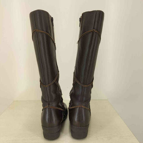 ハッシュパピーズ HUSH PUPPIES ステッチデザイン ロングブーツ レディース US:6