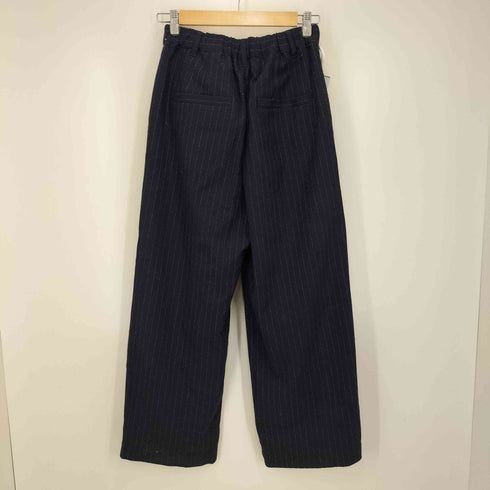 スローブイエナ SLOBE IENA 24AW ウォッシャブルストライプパンツ レディース JPN:36