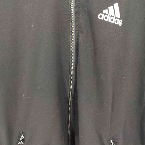 アディダス adidas 90s~00s 万国旗タグ 両面パフォーマンスロゴ刺繍 袖切替 トラックジャケット 裾ドローコード メンズ import:L