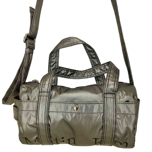 マーティンキム Matin Kim 24SS GLOSSY LOGO SPORTY MINI DUFFEL BAG レディース