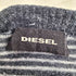ディーゼル DIESEL ボーダー ライトオンス クルーネック ニット メンズ