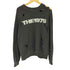 Vintage Logo Sweat フロントロゴプリント ダメージ加工 バンド クルーネックスウェット メンズ import:L