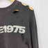 Vintage Logo Sweat フロントロゴプリント ダメージ加工 バンド クルーネックスウェット メンズ import:L