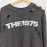 Vintage Logo Sweat フロントロゴプリント ダメージ加工 バンド クルーネックスウェット メンズ import:L