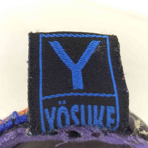 ヨースケユーエスエー YOSUKE U.S.A 総柄 厚底 レースアップ スニーカー レディース JPN:23.5