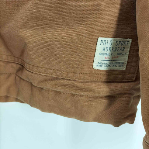 ポロスポーツラルフローレン POLO SPORT RALPH LAUREN 裏地キルティング ダックジャケット TALONジップ メンズ L