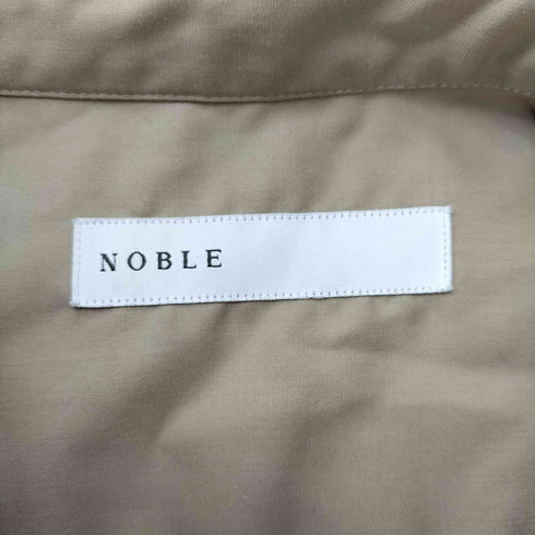 ノーブル Noble 100/2イージーケアオーバーコクーンシャツ レディース