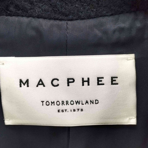 マカフィー MACPHEE 24AW ブークレーボンディング ダブルブレストコート レディース 36