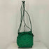 Rita Diana for Mylinka USA製 スタッズ ラインストーン レザー 巾着 ショルダーバック レディース
