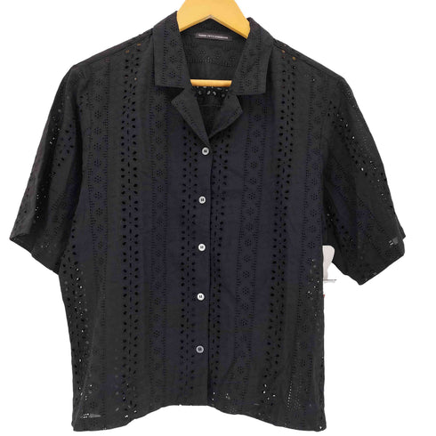 THREE FIFTY STANDARD コットンレースの開衿シャツ レディース JPN:M