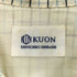 クオン kuon チェック柄 オープンカラー半袖シャツ メンズ JPN:L