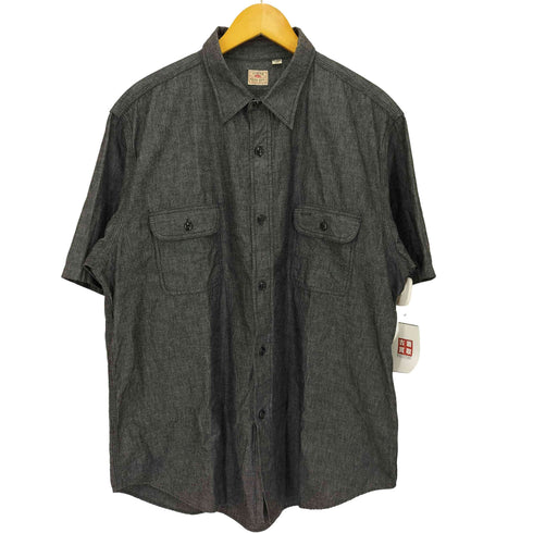 シュガーケーン SUGAR CANE BLACK CHAMBRAY WORK SHIRT ブラック シャンブレー ワーク シャツ メンズ JPN:XXL