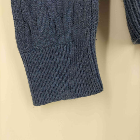 ポロラルフローレン POLO RALPH LAUREN ポニー 刺繍 シルク100% ハーフジップ ニット メンズ import:L