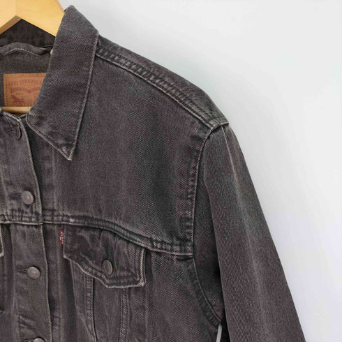 リーバイス Levis ガーメントダイ デニム トラッカージャケット レディース import:M
