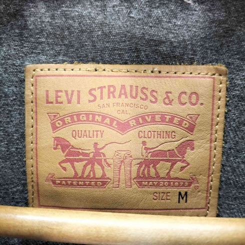 リーバイス Levis ガーメントダイ デニム トラッカージャケット レディース import:M