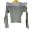 グレイル GRL 2Wayファーオフショルダーリブニットトップス レディース import:M