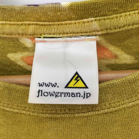 ファッティウエアー Phatee WEAR FLOWERMAN ヘンプコットン ロングスリーブTシャツ Tシャツ メンズ import:M