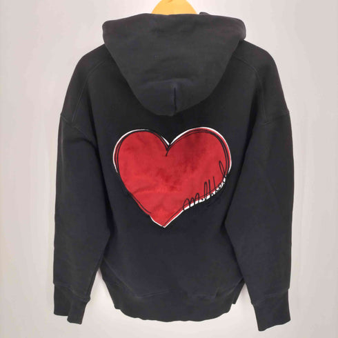 ミルクフェド MILKFED. BIG HEART SWEAT HOODIE ビッグハート パーカー レディース ONE SIZE