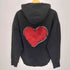 ミルクフェド MILKFED. BIG HEART SWEAT HOODIE ビッグハート パーカー レディース ONE SIZE