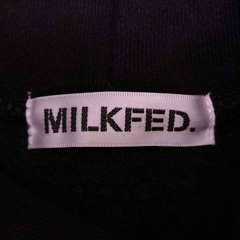 ミルクフェド MILKFED. BIG HEART SWEAT HOODIE ビッグハート パーカー レディース ONE SIZE