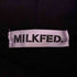 ミルクフェド MILKFED. BIG HEART SWEAT HOODIE ビッグハート パーカー レディース ONE SIZE