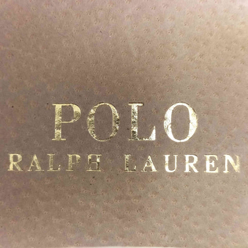 ポロラルフローレン POLO RALPH LAUREN ストライプ バックル レザー ドライビング シューズ メンズ US:9