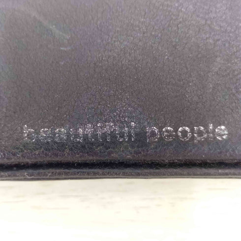 ビューティフルピープル beautiful people EXCERPTION RIDERS PETIT WALLET レザー ライダース ウォレット メンズ
