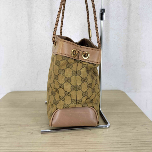 グッチ GUCCI GGキャンバス 編み込み ハンドバッグ トートバッグ GGcanvas handbag totebag レディース