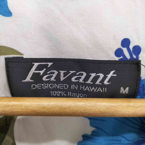 Favant ハワイ製 レーヨン アロハシャツ メンズ import:M
