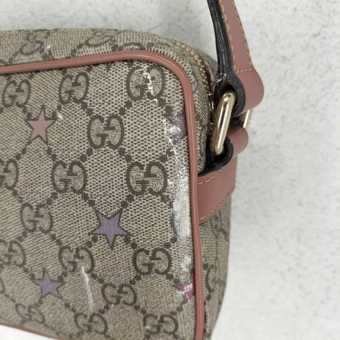 グッチ GUCCI GGスプリーム 星 ショルダーバッグ GGsupreme star shoulderbag レディース