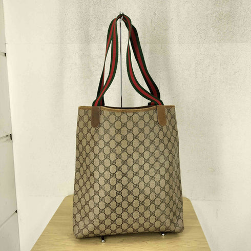 グッチ GUCCI オールド GGスプリーム シェリーライン アクセコ トートバッグ OLD GGsuprme sherryline totebag レディース