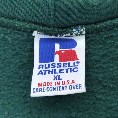 ラッセルアスレチック RUSSELL ATHLETIC 90s USA製 フルジップ スウェット パーカー メンズ import:XL