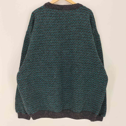 エルエルビーン L.L.Bean 80s ノルウェー製 レーヨン混 バーズアイ ニットセーター メンズ import:XXL
