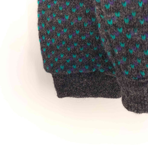 エルエルビーン L.L.Bean 80s ノルウェー製 レーヨン混 バーズアイ ニットセーター メンズ import:XXL