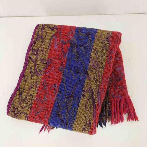 ケンゾーパリス KENZO PARIS マルチカラー 幾何学模様 マフラー メンズ