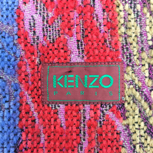 ケンゾーパリス KENZO PARIS マルチカラー 幾何学模様 マフラー メンズ