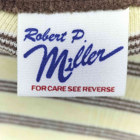 ロバートミラー ROBERT P.MILLER ボーダー 長袖Tシャツ レディース FREE