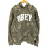 オベイ OBEY COLLEGIATE PULLOVER HOOD カレッジエイトフーデッドフリース メンズ JPN:L