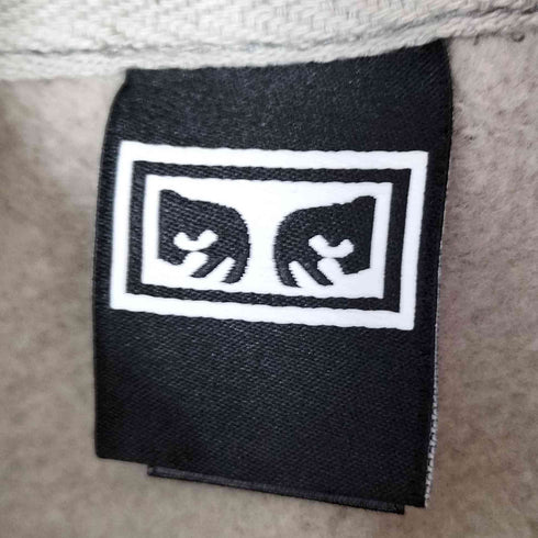 オベイ OBEY COLLEGIATE PULLOVER HOOD カレッジエイトフーデッドフリース メンズ JPN:L