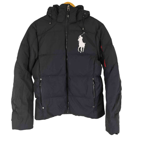 ポロラルフローレン POLO RALPH LAUREN ビックポニー刺繍 2WAY フーデットダウンジャケット メンズ import:S