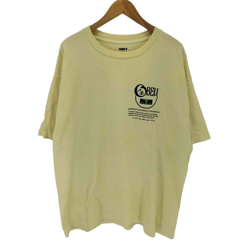 オベイ OBEY 両面プリントクルーネックTシャツ メンズ JPN:L
