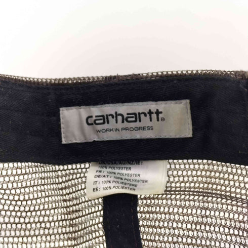 カーハートワークインプログレス Carhartt WIP フロントロゴ トラッカーメッシュキャップ メンズ ONE SIZE