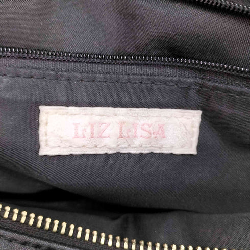 リズリサ LIZ LISA リボンチャーム付きブラックショルダーバッグ レディース ONE SIZE