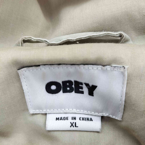 オベイ OBEY HIGHLAND JACKET PIGMENT PELICAN メンズ JPN:XL