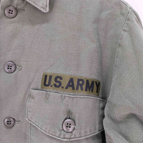 ユーエスアーミー U.S. ARMY 74年製 / MFG HOLDING CO / OG-107 ユーティリティシャツ メンズ 15 ½×33