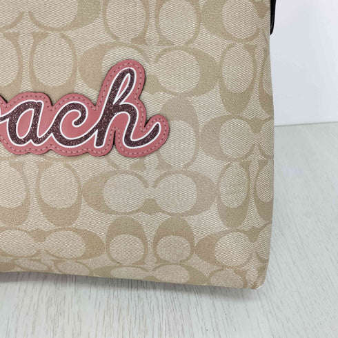 コーチ COACH シグネチャー キャンバス ショルダーバッグ ラメ レディース ONE SIZE