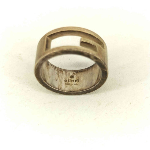 グッチ GUCCI ブランデッドG シルバー925 リング brandedG silver925 ring レディース 9