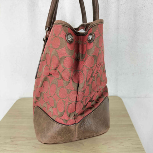コーチ COACH シグネチャー トートバッグ ハンドバッグ signature totebag handbag レディース