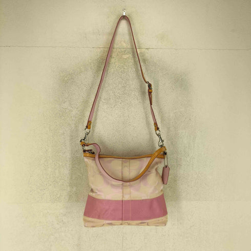 コーチ COACH シグネチャー 2way ショルダーバッグ signature 2way shoulder bag レディース