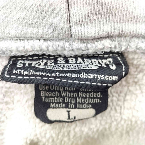 スティーブ バリース STEVE&BARRYS MICHIGAN 襟元カットオフ プルオーバーパーカー メンズ JPN:L